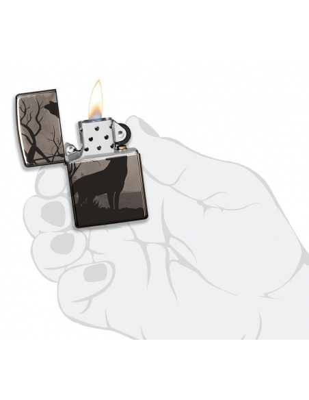Zapalniczka Zippo 49188 Howling Wolf Two Sided