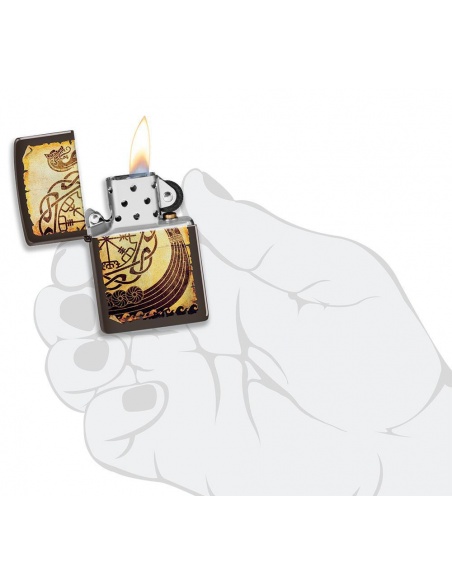 Zapalniczka Zippo 49182 Viking Warship Design