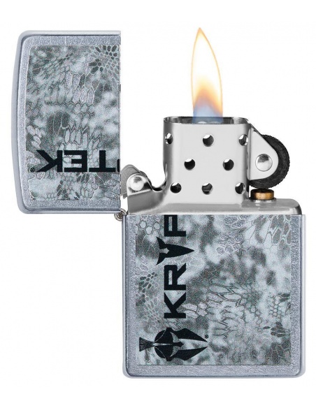 Zapalniczka Zippo 49178 Kryptek Logo With Gray Camo Design