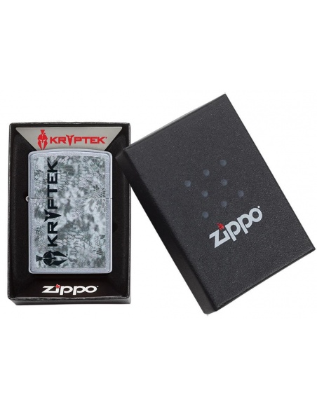 Zapalniczka Zippo 49178 Kryptek Logo With Gray Camo Design