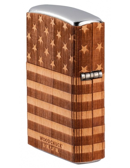 Zapalniczka Zippo 49332 Woodchuck USA American Flag Wrap