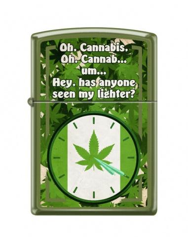 Zapalniczka Zippo 7496 Cannabis Clock