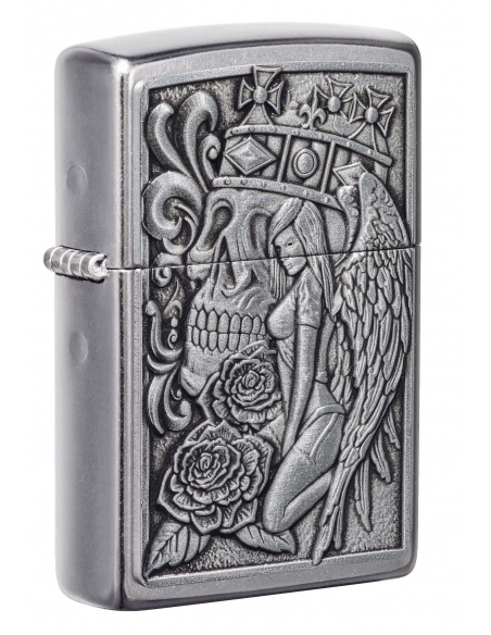 Zapalniczka Zippo 49442 Skull and Angel Emblem