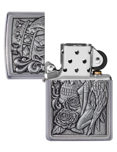 Zapalniczka Zippo 49442 Skull and Angel Emblem
