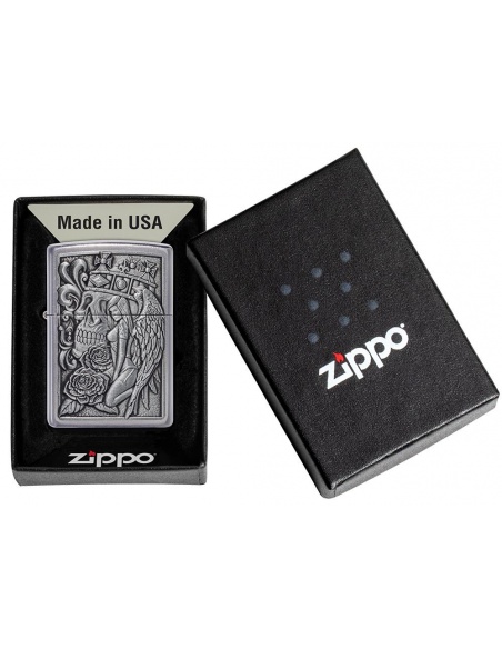 Zapalniczka Zippo 49442 Skull and Angel Emblem