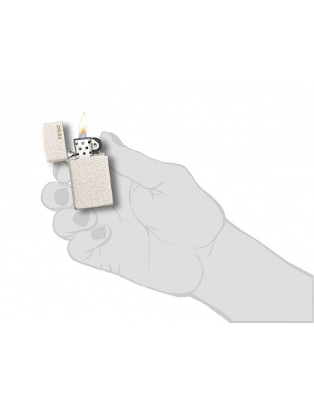 Zapalniczka Zippo 49265ZL Slim Mercury Glass Zippo Logo