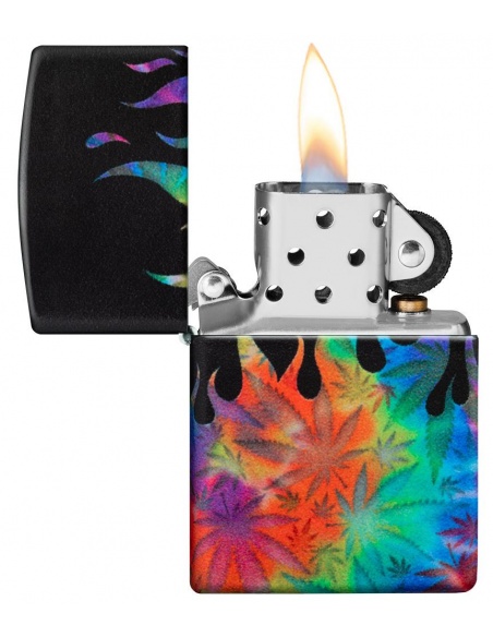 Zapalniczka Zippo 49534 Colorful Marijuana Leaf