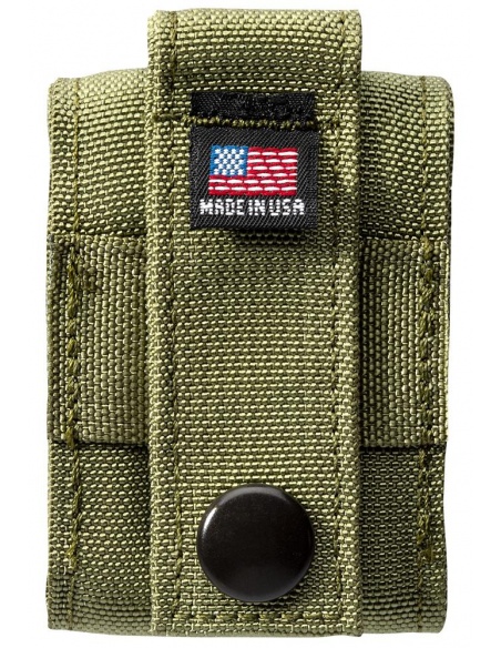 Zestaw prezentowy Zapalniczka Zippo Black Crackle 236 + nylonowy pokrowiec na zapalniczkę z zielonym rzepem 49400