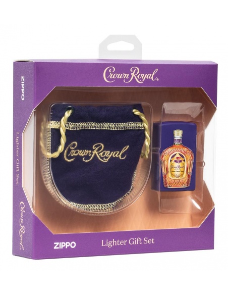 Zestaw prezentowy Zapalniczka Zippo + sakiewka Crown Royal Canadian Whiskey 49661