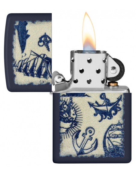 Zapalniczka Zippo 49774 Nautical Anchor and Ship