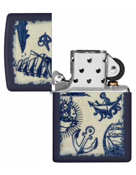 Zapalniczka Zippo 49774 Nautical Anchor and Ship
