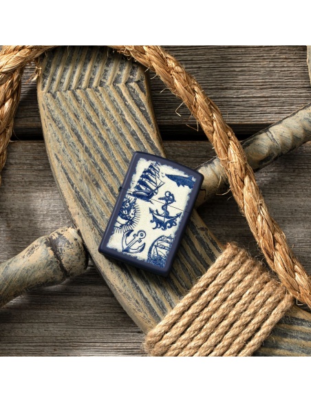 Zapalniczka Zippo 49774 Nautical Anchor and Ship