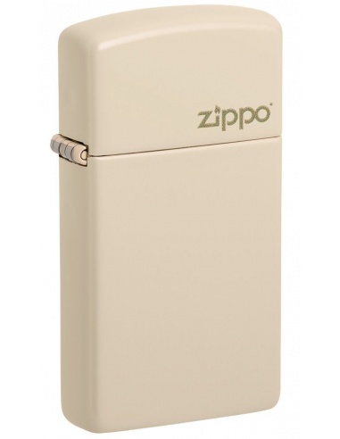 Zapalniczka Zippo 49528ZL Slim Flat Sand with Zippo Logo